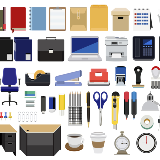 Fournitures de bureau